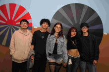 Joey Maldonado, Jhonatan Zuluaga, Isabella Zuluaga, Luna Torres y Estiben Betancur.