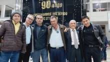 Con motivo de la celebración de los 90 años del colegio también estuvieron presentes, en compañía del padre rector, Reinaldo Trujillo N. y de algunos docentes de aquella época. Rubén Darío Ospina, Francisco Javier Londoño, Carlos Alberto Valencia, Jorge Uribe, Néstor Olivo Moreno y Carlos Eduardo Gómez.