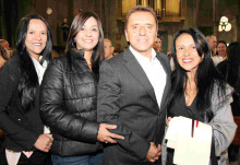 Sandra Monsalve, Dayana Ramírez, Juan Carlos Botero y Diana González.