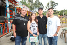 Jhon Mejía, Claudia Mejía, Nicolás Mejia y Jacobo Mejía.