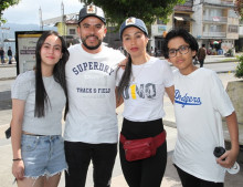Evelyn Gómez, Guillermo Gómez, Marcela Ospina y Cristián Gómez.