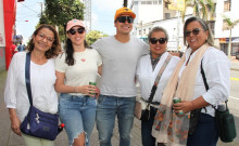 Rosario González, Laura Ospina, Mateo Castaño, María Deisy Ospina y Yaneth Ospina.