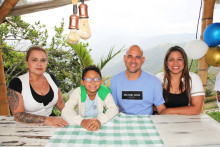 María Luz Pulgarín, Juan José Hernández, Luis Carlos Botero y Nathaly Pulgarín.
