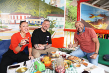 Mónica Andrea Londoño, Javier Vallejo y José Fernando Londoño.