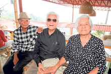 Mario Herrera, Octavio Zapata y María Edelia Zapata
