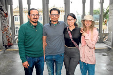 Gabriel Castrillón, Pedro Ortiz, Arelis Ortiz y Alisson Camacho.