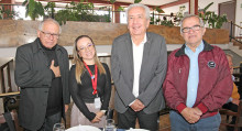 José Fernando Rodas, Olga Caro, Álvaro Hernando Gallego y José Miguel Alzate.