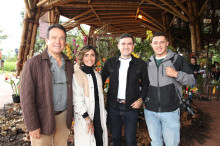 Germán Maldonado, Gloria Duque, Julio César Cardona y Juan David Álvarez.