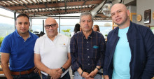 Santiago García, Julio César Agudelo, Zehir Delgado y Andrés Naranjo.