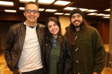 Darío Arenas, Juliana Cardona y Andrés Motatho.