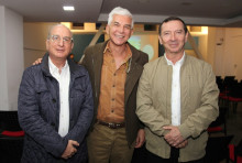 Germán Duque, Pablo Uribe y Mauricio Molina.