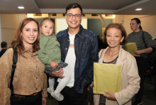 Viviana Villa, Lucía Agudelo, David Agudelo y Gloria Loaiza.
