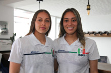 Danna Agámez y Saray Rodríguez.