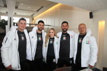 Esteban Grajales, Daniel Aristizábal, Ángela Franco, Ricardo Díaz y Julio César Ocampo.