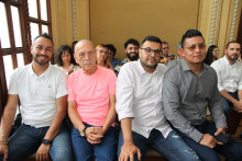 Cristian Leyton Mejía, Reinerio Cuartas Rodríguez, Jorge Eliécer Reinosa y Danny Estiben Merchol.