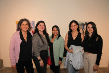 Victoria Lugo, Valentina Herrera, Alejandra López, Érika Londoño y Cristi Patiño.