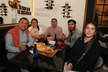 Leonardo Augusto Gutiérrez, María Eugenia Sánchez, Alejandro Montero, Leandro Gutiérrez y Laura Sofía Serna Montoya.