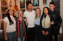 Piedad Jurado, Gloria Inés Echeverri, Juan León, Beatriz Osorio, Valentina Cortés y Sebastián Sahavedra.