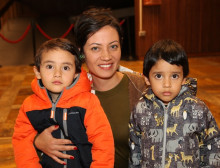 Gael Rodríguez, Dorian Rodríguez y Zully Yujar.