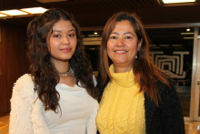 Vanessa Martínez y Clemencia Duque.