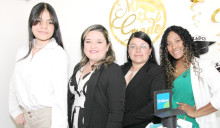 Valentina García, Diana Ballesteros, Luisa Jaramillo y Yurany Uribe.