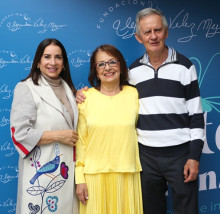 Luz Elena Arroyave, Gloria Betancurt y Alberto Jaramillo.