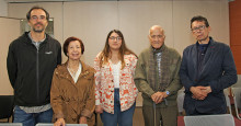 Gustavo Arteaga, Francia Martínez, Alejandra Zuluaga, Óscar Gaviria y Francisco Muñoz