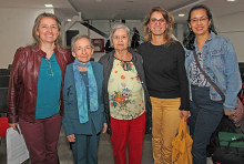 Carmen Elisa Henao, Gabrielina Jiménez, Abigail Peña, Carolina Villada y Adriana Quiceno.