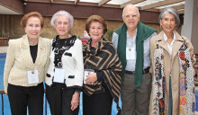 María Teresa Estrada, Ligia Duque Estrada, Clara Inés Estrada, Walter Estrada y Gloria Carbonell.
