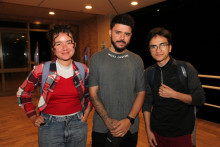 Salomé Arias, Daniel Franco y Juan Osorio