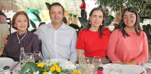 Martha González, Julio Ernesto Cardona, Luisa Fernanda Ramírez y Luisa Cardona.