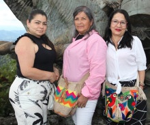 Paula Andrea Gómez, Dannelly Quintero y Amparo Cifuentes