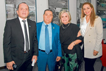 Hernán González, Álvaro González Álzate, Marleny Bermúdez y María del Pilar Salgado