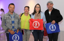 Mauricio Aguirre, Katiana Arias, Helene Merlette y Diego Patiño.