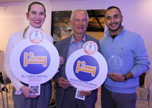 Catalina Ferrer, Luis Ángel Duque y Luis Miguel Duque.