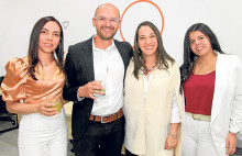 Marcela Salgado, Sebastián Hernández, Marisol Mahecha y Ana María Cardona.