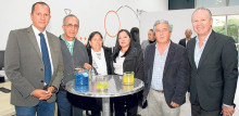 Andrés Ospina, Javier García, Lucy Giraldo, Dora Inés Gallego y Luis Fernando Sarcia