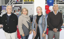 Ramiro Jiménez, María del Carmen García, Luz Mery Jiménez y Carlos Arturo Cano.