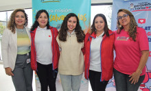 Luz Verónica Marín, Leydy Tatiana Duarte, Érika María Muñoz, Angee Ballesteros y Patricia Álvarez.