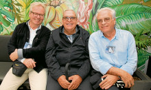 Pedro Felipe Hoyos, Juan Martín Hoyos y Juan Carlos Hoyos.