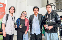 Samuel Leonardo Tabares, María José Betancourt, Juan Pablo Villegas y Thomás Ramírez.