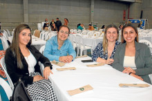 Sandra Giraldo, Adriana Cardona, Lina Castaño y Melissa Anduquia.