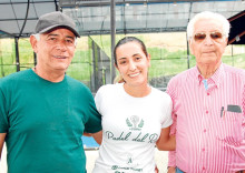 Martín Alonso Jaramillo, Manuela Jaramillo y Octavio Zapata.