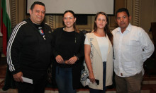 José Fernando Corredor, Tatiana Marín, Yéssica Salazar y Luis Alberto Idrobo.