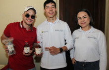 Juan David Gil, Alejandro Ramos y Alexandra Arboleda.