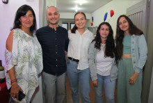 Polonia Forero, Gael Duran, Daniela Orozco, Catalina Agudelo y Eliana Duque.