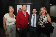 María Amanda Mora, Hernando Vargas, Segundo Olmedo Ojeda y Claudia Sánchez.