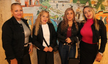Olga Marina Osorio, Miriam Cardona, Claudia Arias y Dahian Castro.