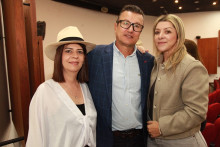 Olga Piedad Valencia, Libardo Figueroa y Claudia González.