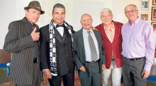 Gabriel Ortiz, Miguel Santiago, Jairo Castro Eusse, William Ramírez y Francisco Javier García.
